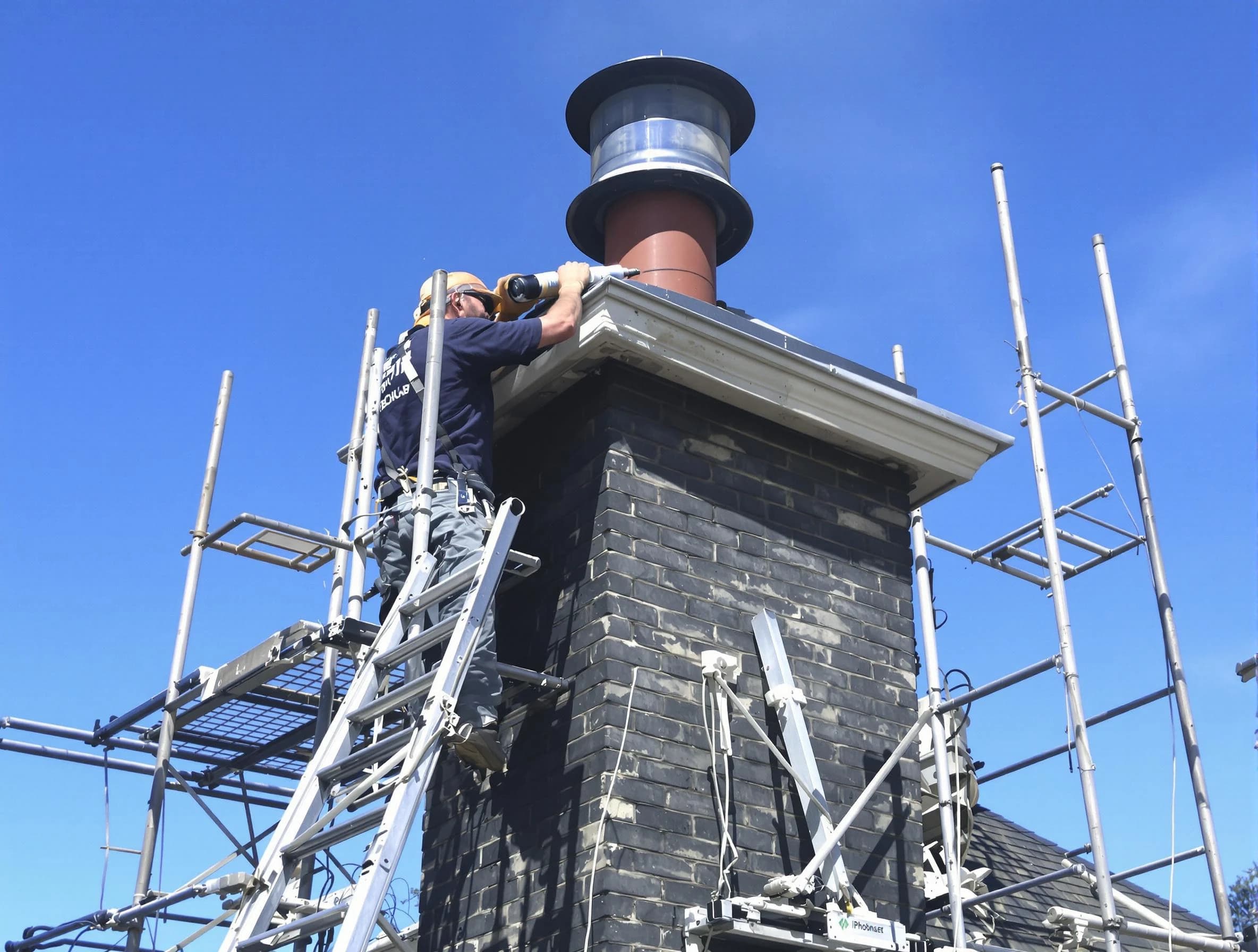 Sturdy chimney crown finished by Fruit Heights Chimney Sweep in Fruit Heights, UT