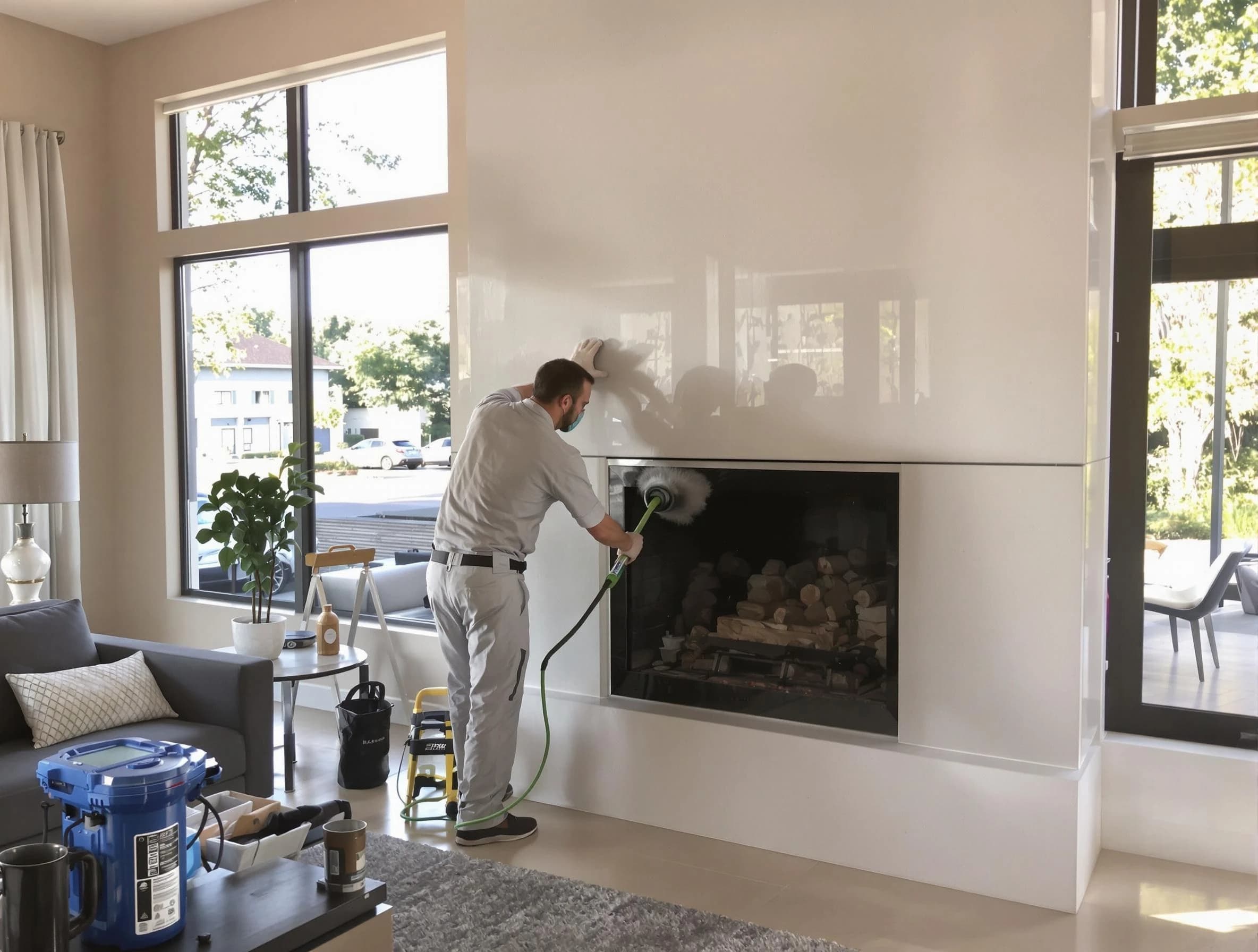 Fruit Heights Chimney Sweep performing thorough soot removal in Fruit Heights, UT