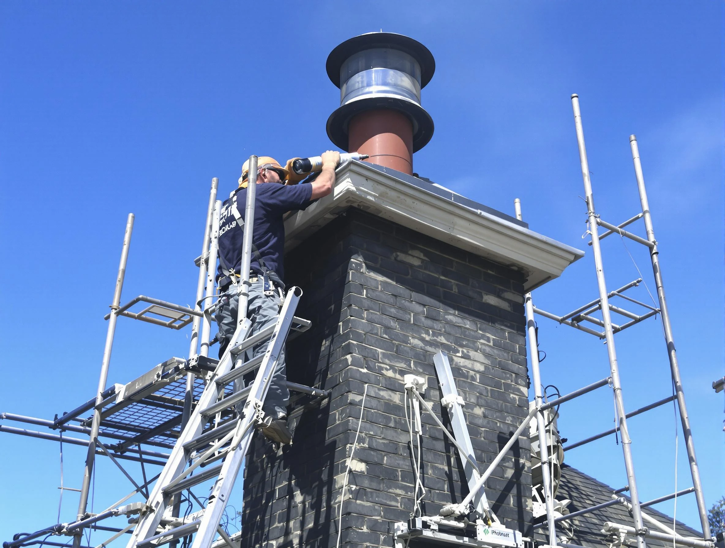Sturdy chimney crown finished by Fruit Heights Chimney Sweep in Fruit Heights, UT